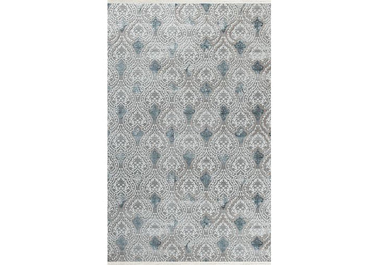 Tapis Décoratif MIRABELLA - 0197 GRIS-BLEU