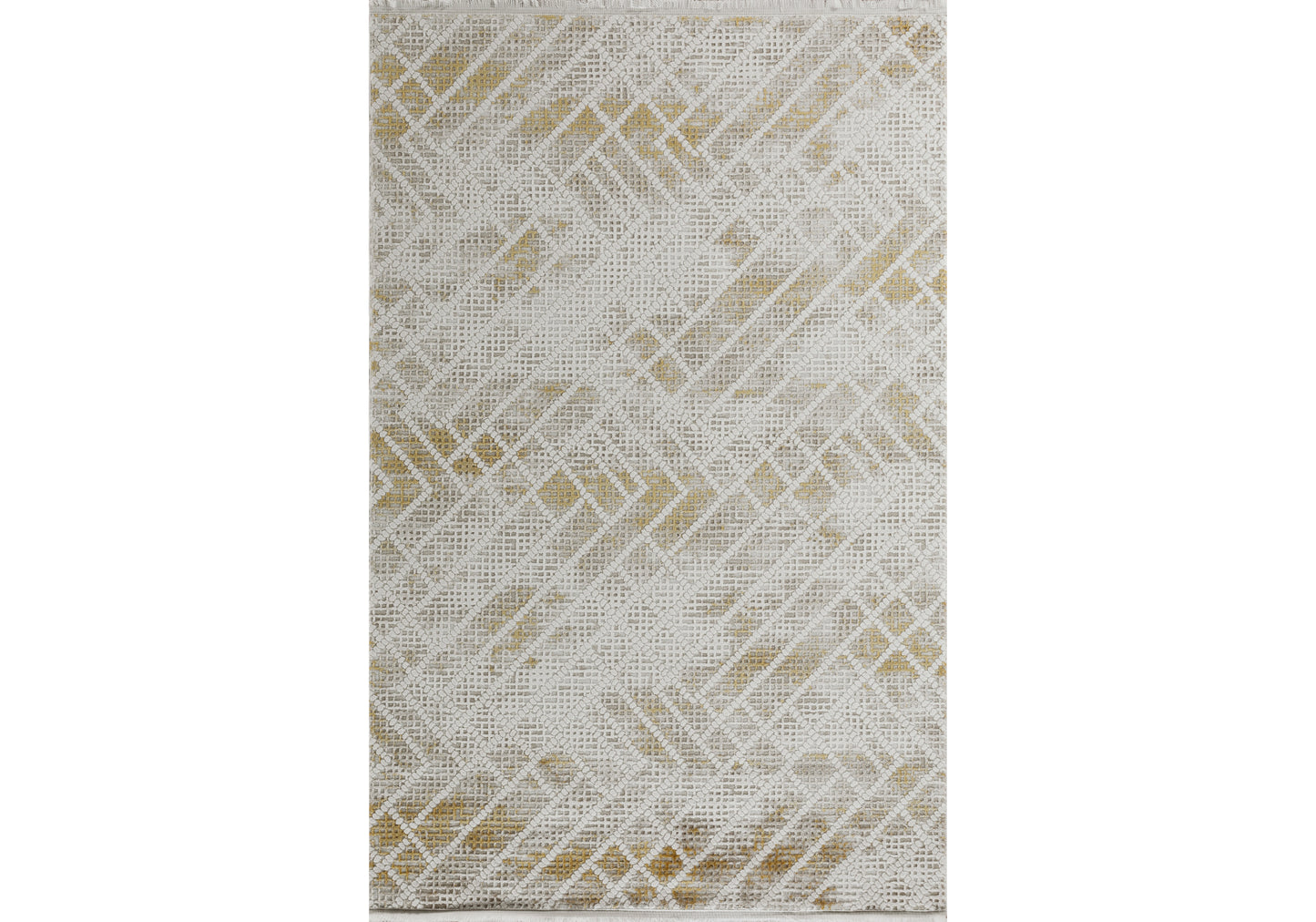 Tapis Décoratif MIRABELLA - 0403A JAUNE-VISON