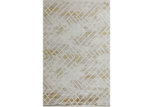 Tapis Décoratif MIRABELLA - 0403A JAUNE-VISON