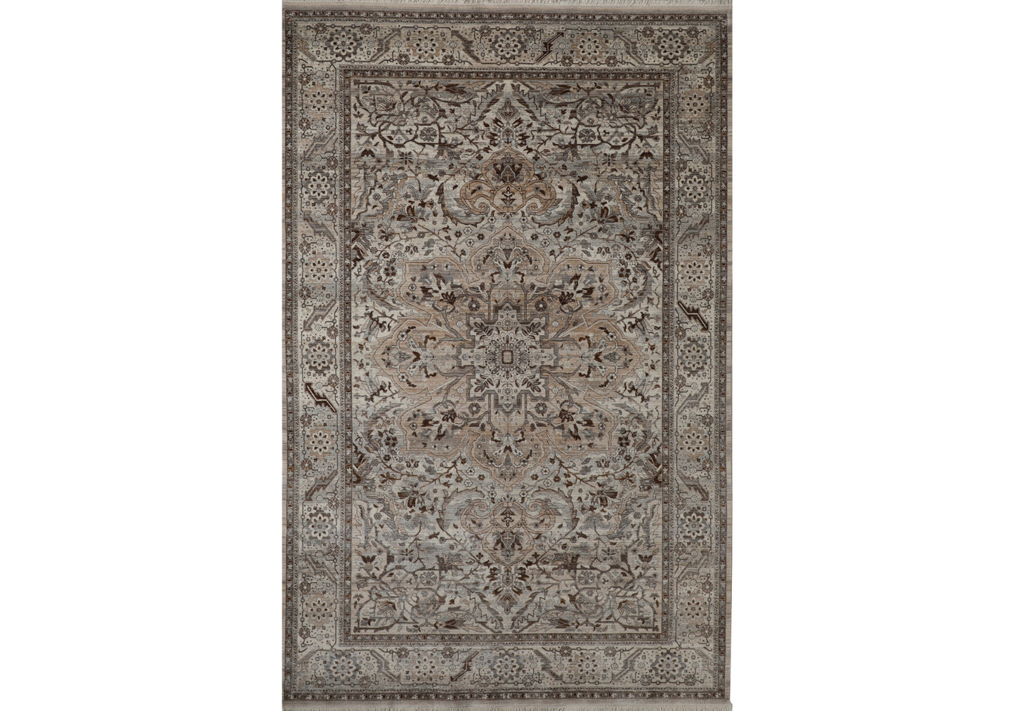 Tapis Décoratif 7/24 - 0737A BEIGE-GRIS