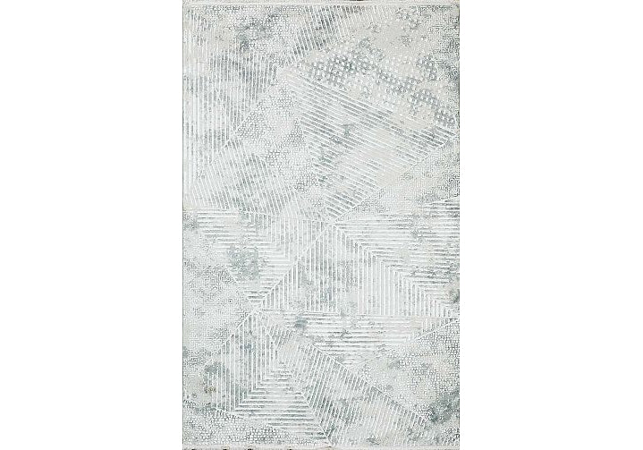 Tapis Décoratif SARES - 2952A BLANC