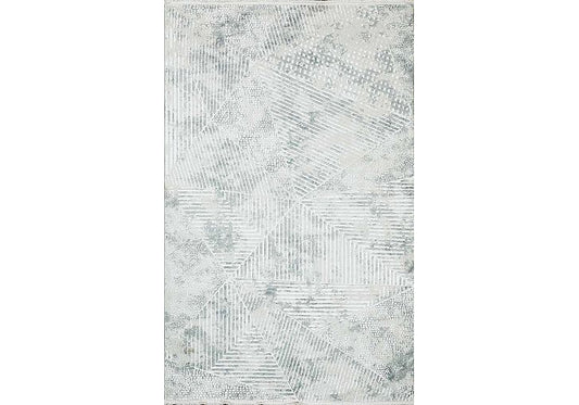 Tapis Décoratif SARES - 2952A BLANC