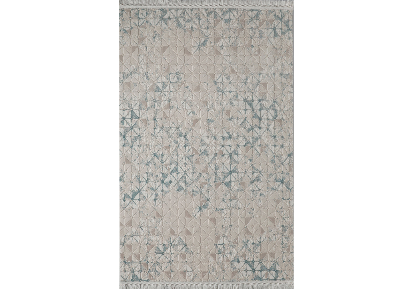 Tapis Décoratif MEDUSA - 5674A BLEU FONCÉ-BEIGE FONCÉ