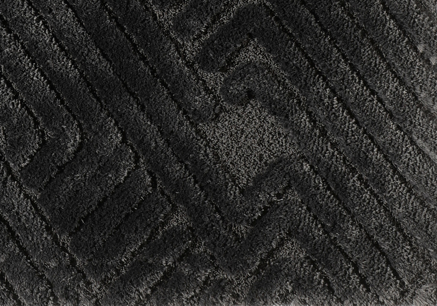 Tapis Décoratif WHYNOT - 5918A ANTHRACITE-ANTHRACITE