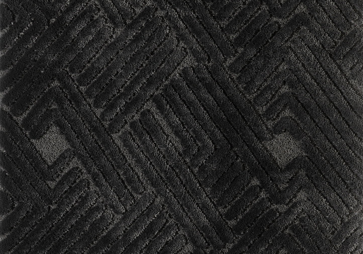 Tapis Décoratif WHYNOT - 5918A ANTHRACITE-ANTHRACITE