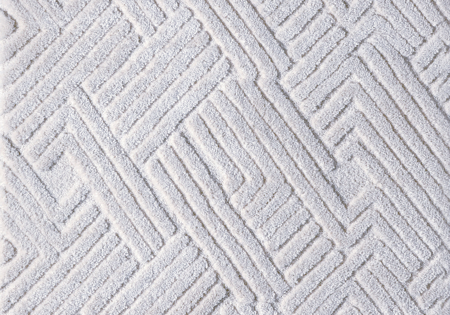 Tapis Décoratif WHYNOT - 5918A BLANC-BLANC