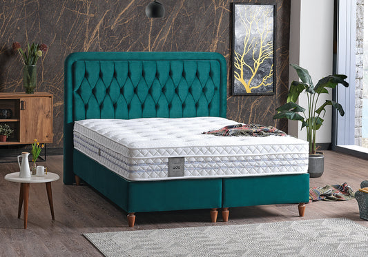 Matelas orthopédique complet avec coussin de base vert ADA