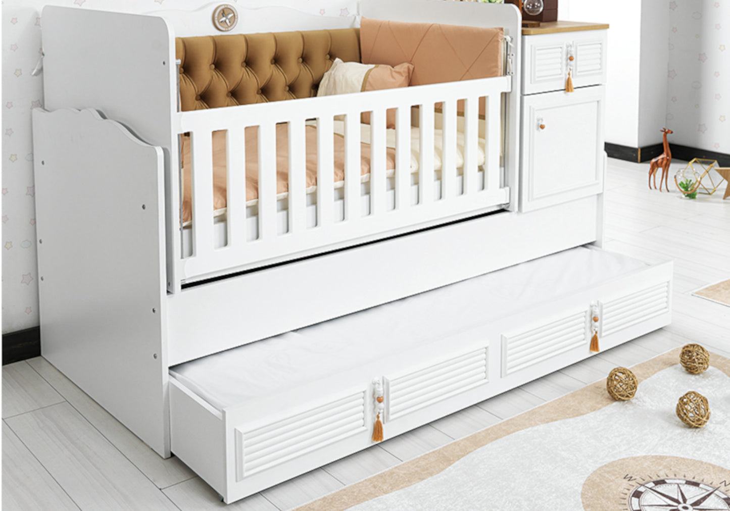 Ensemble chambre bébé Cappucino LUNA