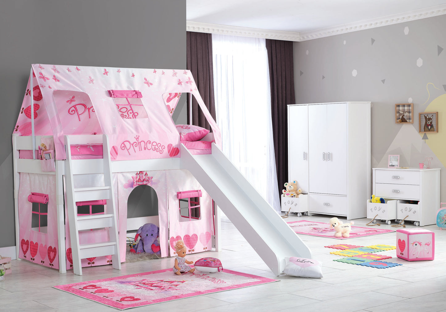 Ensemble Chambre Enfant Montessori MA PRINCESSE DU MONDE