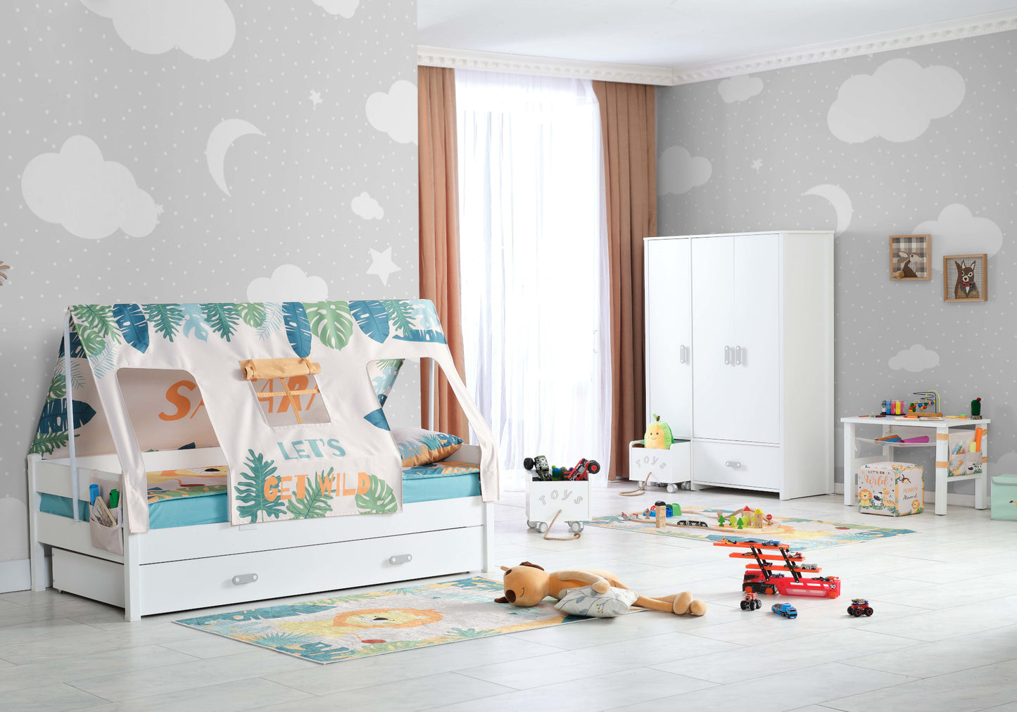 Ensemble de chambre d'enfant Montessori MY WORLD SAFARI