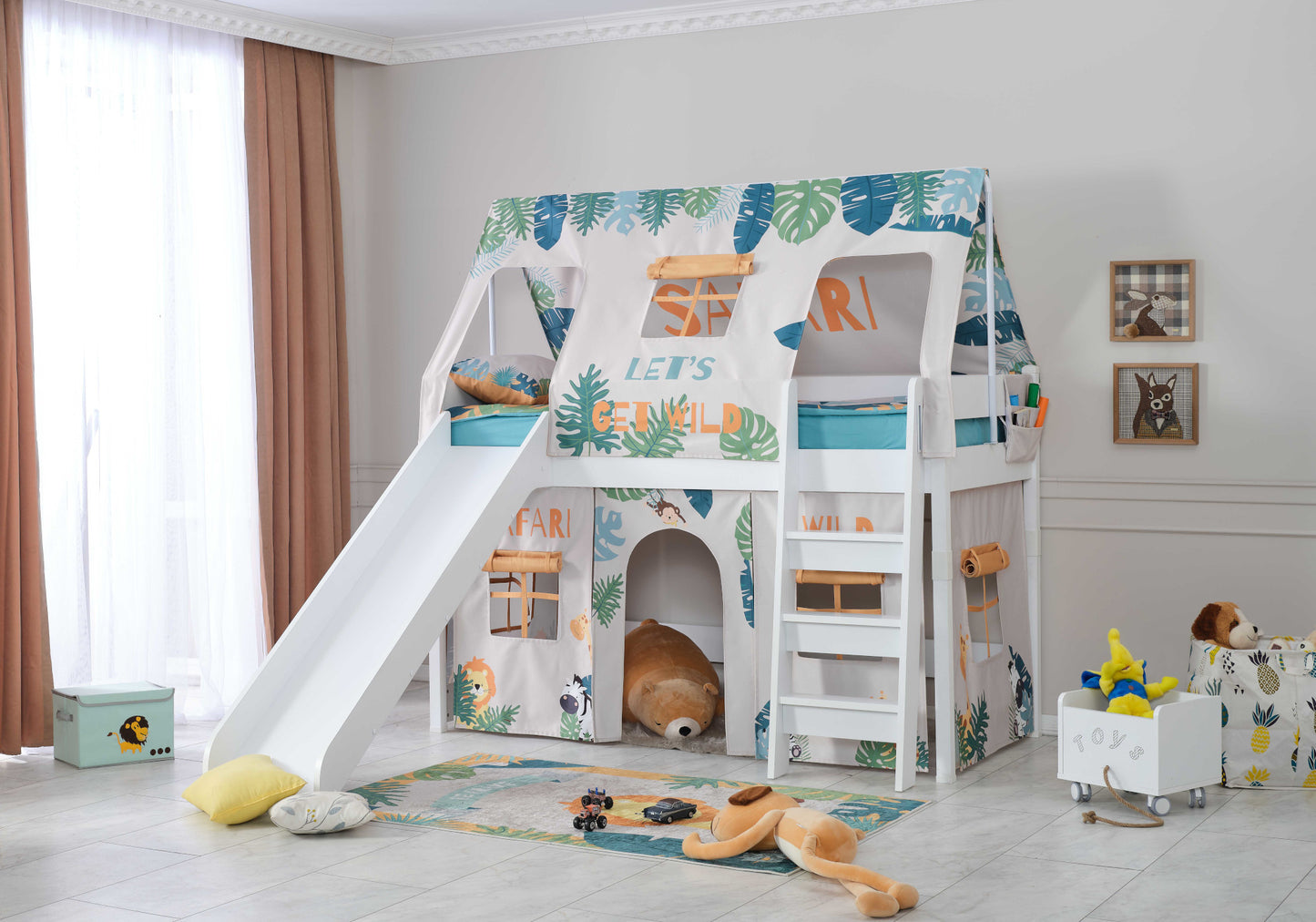 Ensemble de chambre d'enfant Montessori MY WORLD SAFARI