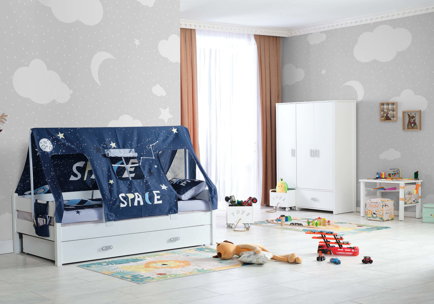 Ensemble chambre d'enfant Montessori MON ESPACE MONDE