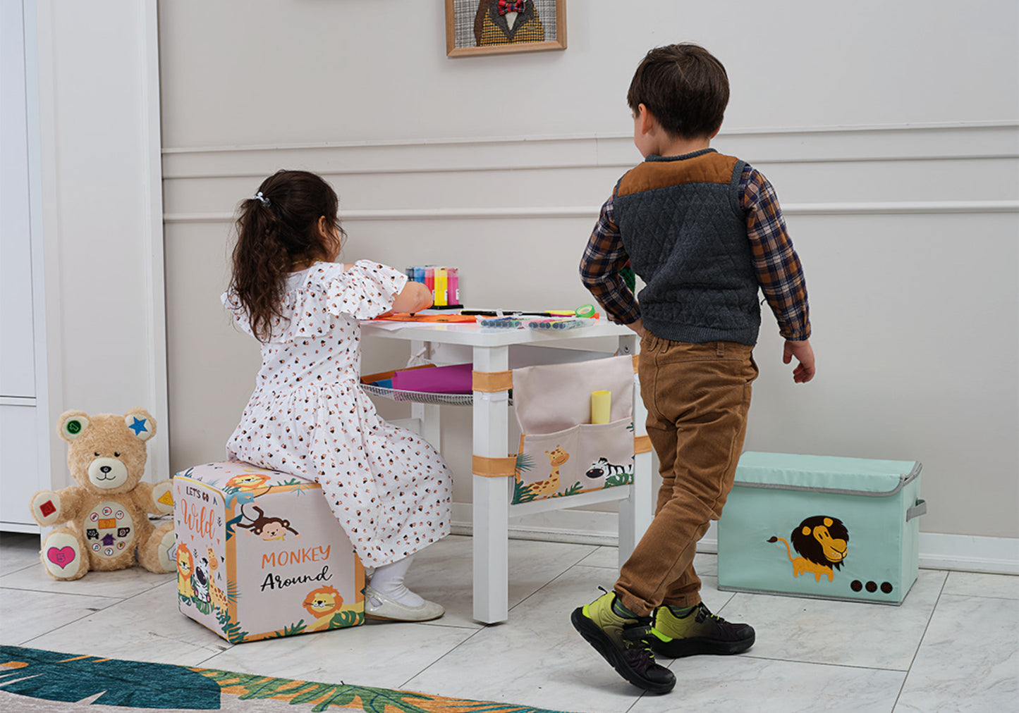 Ensemble chambre d'enfant Montessori MON ESPACE MONDE