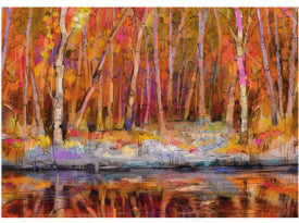 Peinture De Paysage D'Automne