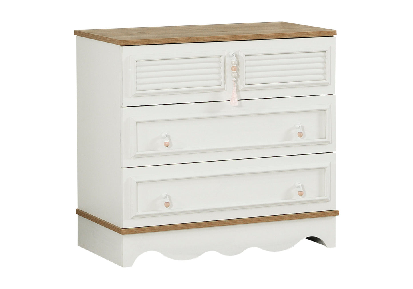 Ensemble de Chambre Jeune Moderne Rose LUNA