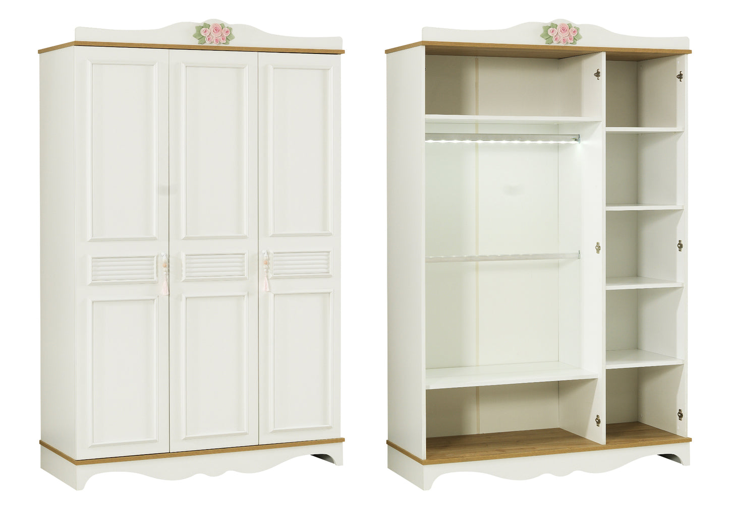 Ensemble de Chambre Jeune Moderne Rose LUNA