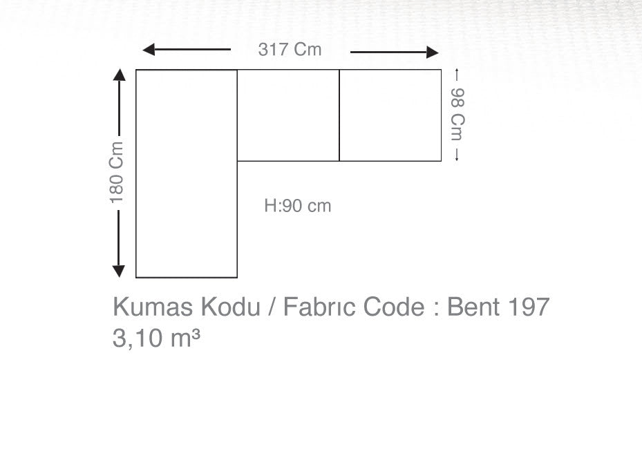 Ensemble canapé d'angle moderne gris MONTANA