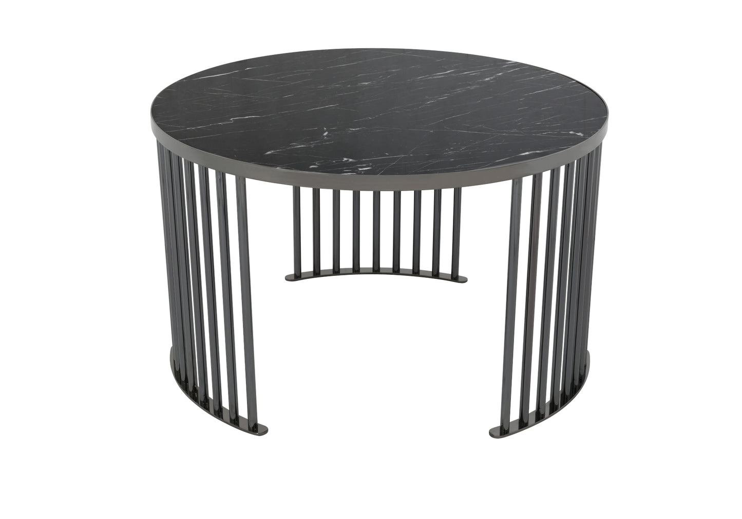 Table Basse Ronde Veines Noires BAHAMA