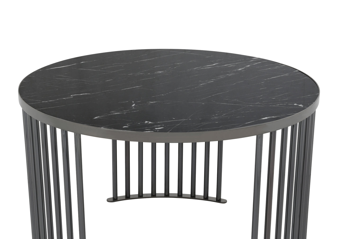 Table Basse Ronde Veines Noires BAHAMA