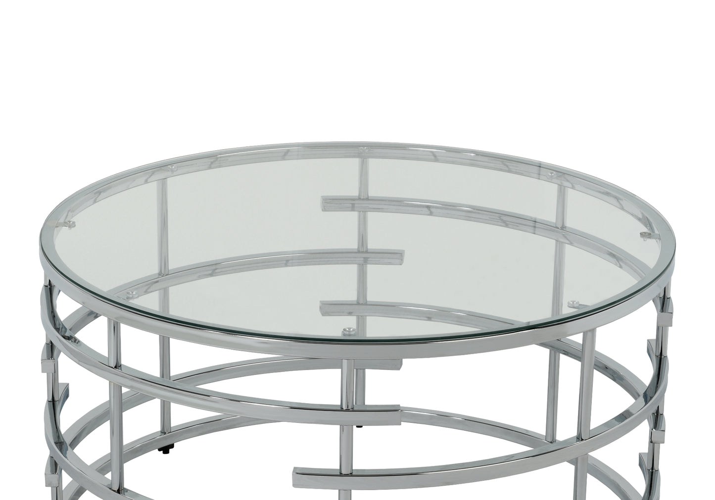 Table Basse Ronde Verre ROYAL