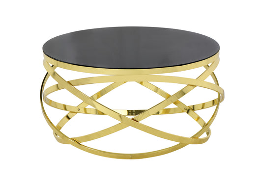 Table basse moderne noire PERA