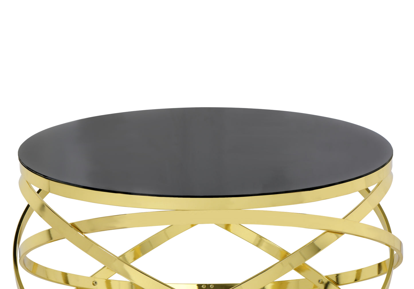 Table basse moderne noire PERA