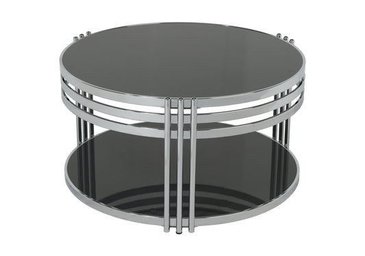 Table Basse Ronde Anthracite ZEUS