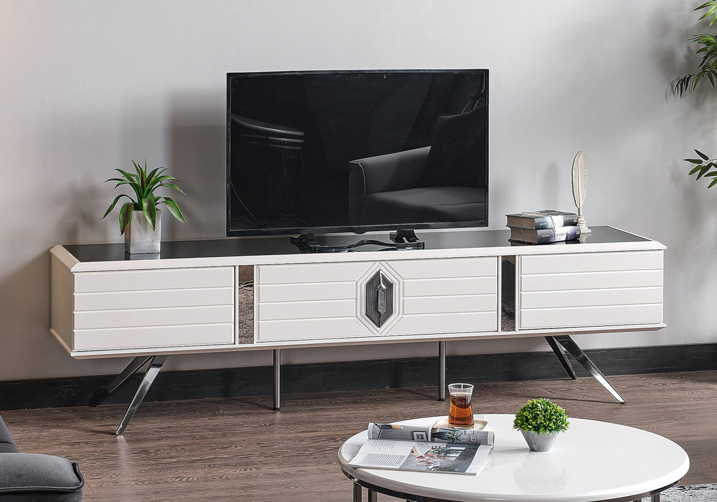 Meuble TV Blanc ASUS