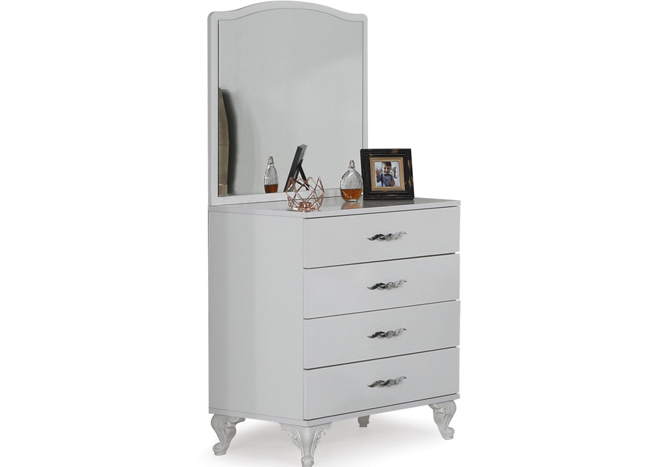 Ensemble de chambre moderne blanc ARVEN