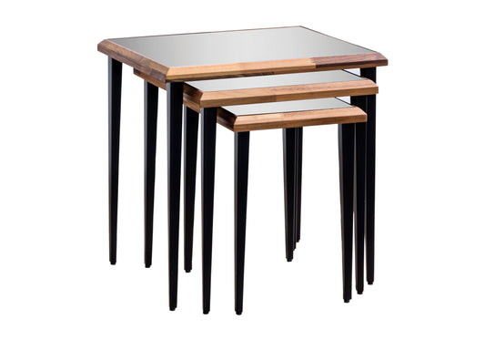 Table Gigogne Pyramide Bois Naturel